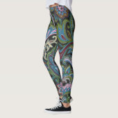 Leggings Paisley Green (Gauche)