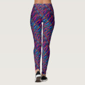 Leggings Paisley haché (Dos)