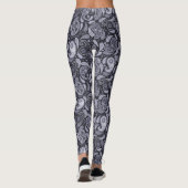 Leggings Paisley mauve (Dos)