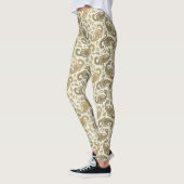 Leggings Paisley Motif Beige-Brown (Gauche)