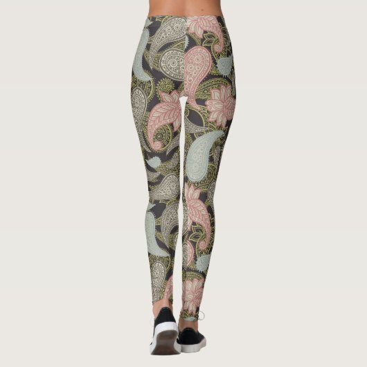Leggings Paisley Pattern  (Dos)