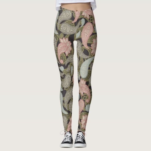 Leggings Paisley Pattern  (Devant)