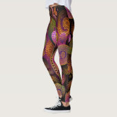 Leggings Paisley Purple (Gauche)