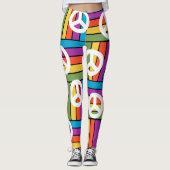 Leggings Paix des années 1970 (Devant)