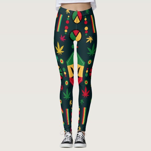 Leggings Paix mondiale (Devant)