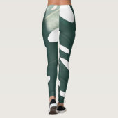 Leggings Pale Green Pastel Fromage Suisse Plante (Dos)