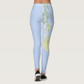 Leggings Pale Pastel Blue Sky Fleurs sauvages Pré (Dos)
