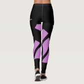 Leggings Pale Purple Team/Club, Nom, Faux Shorts,  (Dos)