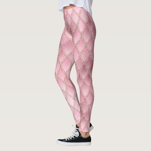 Leggings Pales Dragon Pink Gradient (Gauche)