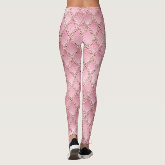 Leggings Pales Dragon Pink Gradient (Dos)