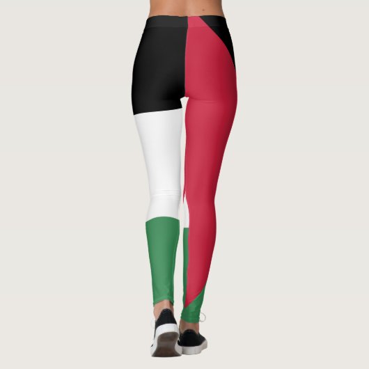 Leggings Palestine Flag Emblem (Dos)