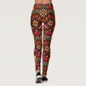 Leggings Palestine Tatreez Broderie traditionnelle (Dos)