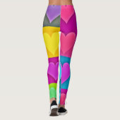 Leggings Palette d'Amour Vivid : Coeur Bliss (Dos)
