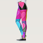 Leggings Palette d'Amour Vivid : Coeur Bliss (Gauche)
