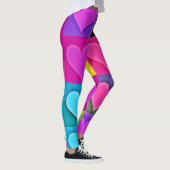 Leggings Palette d'Amour Vivid : Coeur Bliss (Droite)