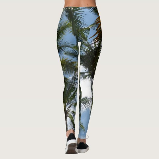 Leggings Palm Trees Beach Life Leging (Dos)