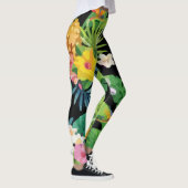 Leggings Palme d'ananas Motif sans joint (Droite)