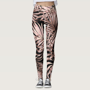 Leggings Palme tropicale : Modèle Floral Jungle.