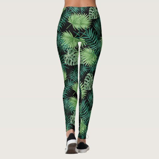 Leggings Palmette tropicale (Dos)
