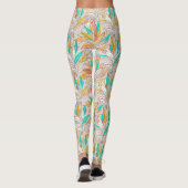 Leggings palmier doré (Dos)