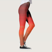 Leggings Palmier ROUGE (Droite)