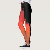 Leggings Palmier ROUGE (Gauche)