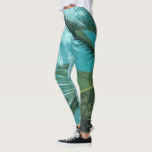 Leggings palmier sur l'eau (Gauche)