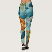 Leggings Palmier Tropical (Dos)