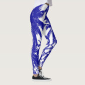 Leggings Palmiers à la conception pointue (Droite)