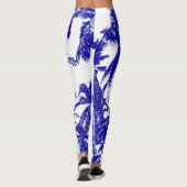 Leggings Palmiers à la conception pointue (Dos)