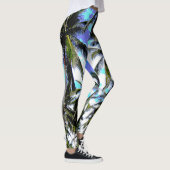 Leggings Palmiers à la conception pointue (Droite)