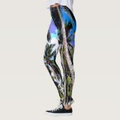 Leggings Palmiers à la conception pointue (Gauche)