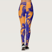 Leggings Palmiers à la conception pointue (Dos)