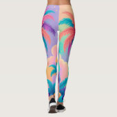 Leggings Palmiers colorés (Dos)