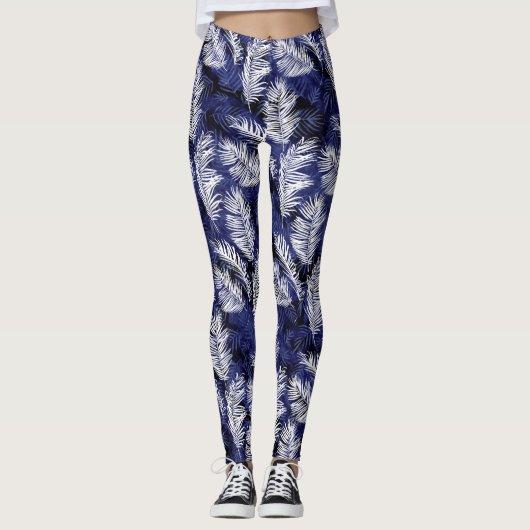 Leggings Palms d'Indigo (Devant)