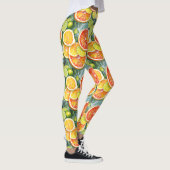 Leggings Pamplemousse, citrons, limons et oranges agrumes (Droite)
