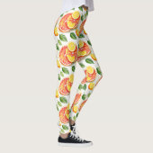 Leggings Pamplemousse et citrons Aquarelle Citrus (Droite)