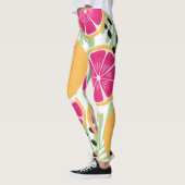 Leggings Pamplemousse & Feuilles : Vintage tropical (Gauche)