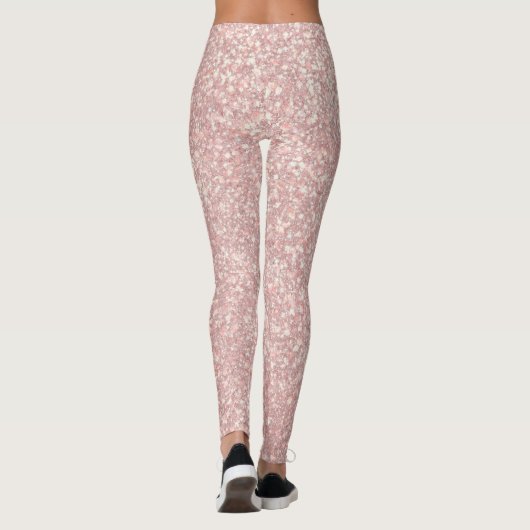 Leggings Pamplemousse souple Parties scintillant rose clair (Dos)