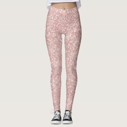 Leggings Pamplemousse souple Parties scintillant rose clair (Devant)