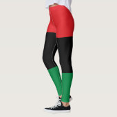 Leggings Pan African, Happy Kwanzaa (Gauche)