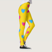 Leggings Pan Pride Grands Cœurs (Droite)