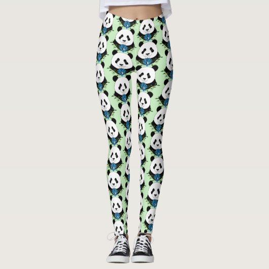 Leggings Panda Bear Lotus (Devant)
