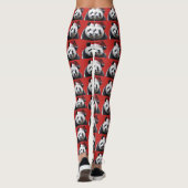 Leggings Panda Bear Père Noël (Dos)