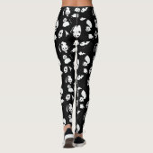 Leggings Panda motif Black BG (Dos)