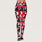 Leggings Panda motif Rouge BG (Dos)