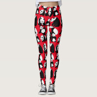 Panda motif Rouge BG