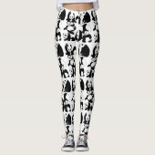 Leggings Panda motif White BG (Devant)