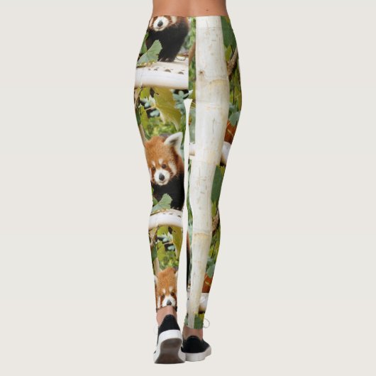 Leggings Panda rouge (Dos)