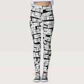 Leggings Pandages d'enveloppement pour maman Halloween blan (Devant)
